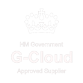 HM Government G-Cloud Approved Supplier badge
