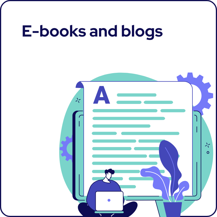 E-books and Blogs